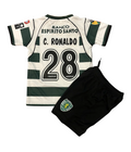 Retro Cristiano Ronaldo Sporting Portugal Home Kids Kit