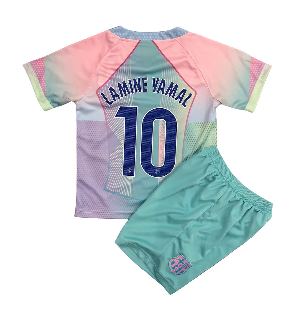 Lamine Yamal Pink and Blue Kids Kit