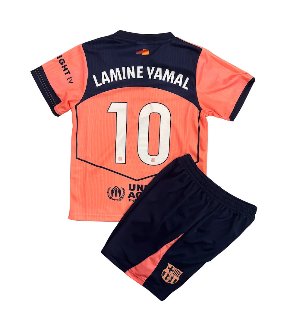 Lamine Yamal Barcelona Alternate Kids Kit