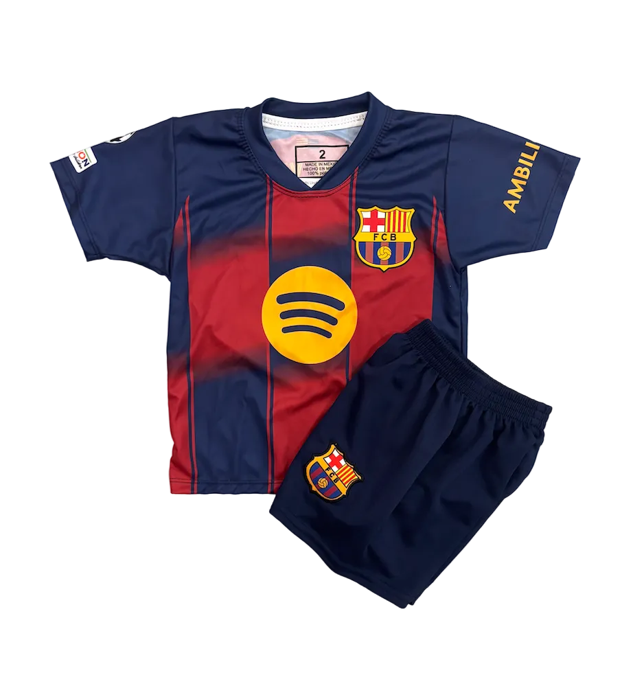 Lamine Yamal Barcelona Home Kids Kit