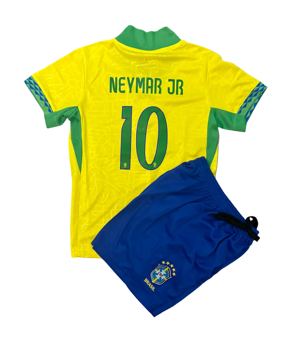 Neymar Jr. Brazil Home Kids Kit
