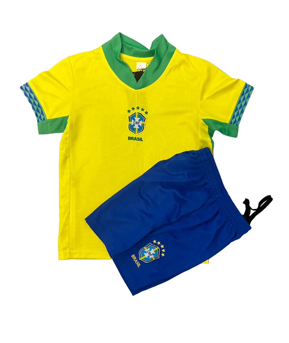 Neymar Jr. Brazil Home Picture Kids Kit