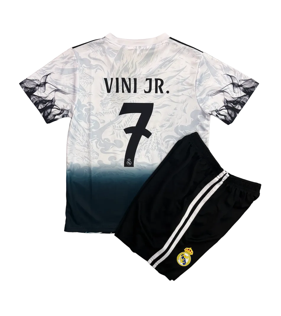 Vini Jr. Real Madrid Blue Dragon Kids Kit