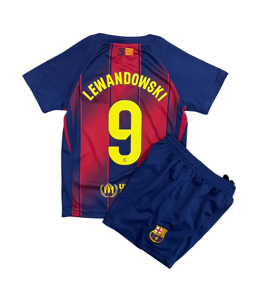 Lewandowski Barcelona Home Kids Kit