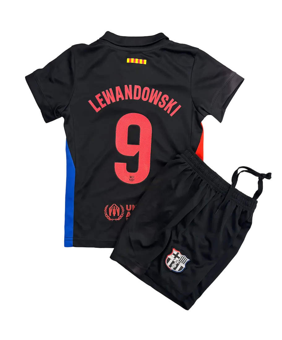 Lewandowski Barcelona Black Kids Kit