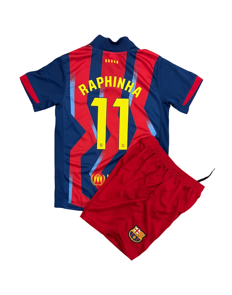 Raphinha Barcelona Clasico Kids Kit