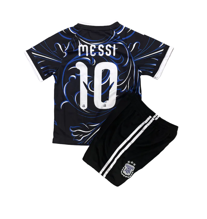 Lionel Messi Argentina Away World Cup 2026 Kids Kit