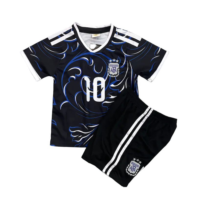 Lionel Messi Argentina Away World Cup 2026 Kids Kit