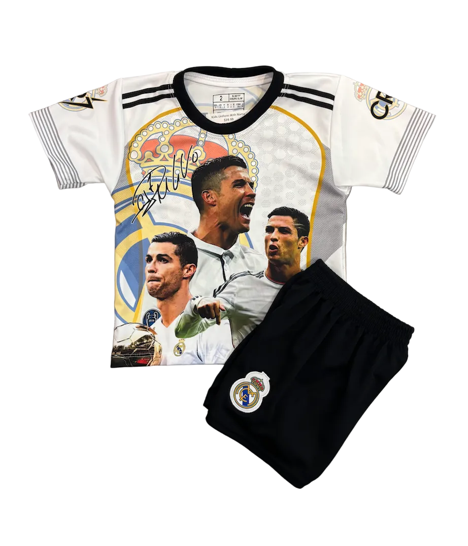 Cristiano Ronaldo Real Madrid Graphic Kids Kit