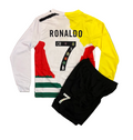 Cristiano Ronaldo All Teams Limited Edition Long Sleeve Kids Kit