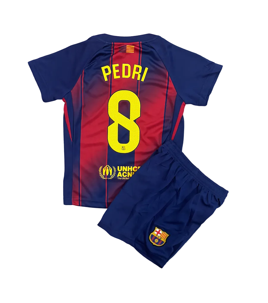 Pedri Barcelona Home Kids Kit