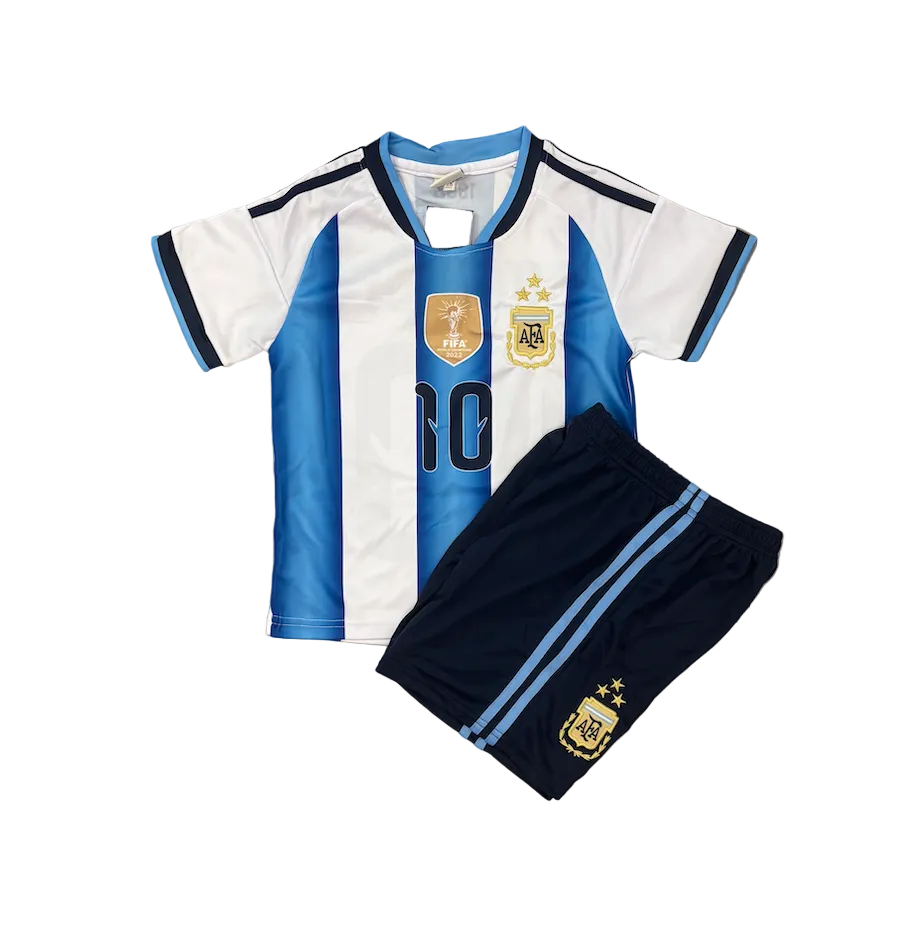 Lionel Messi Argentina Home World Cup 2026 Kids Kit