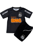 Retro Neymar Jr. Santos de Brazil Away Kids Kit