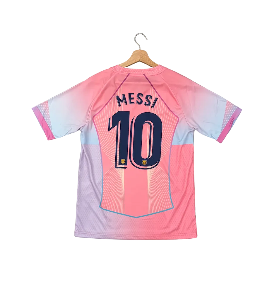 Lionel Messi Barcelona Pink Adult Jersey