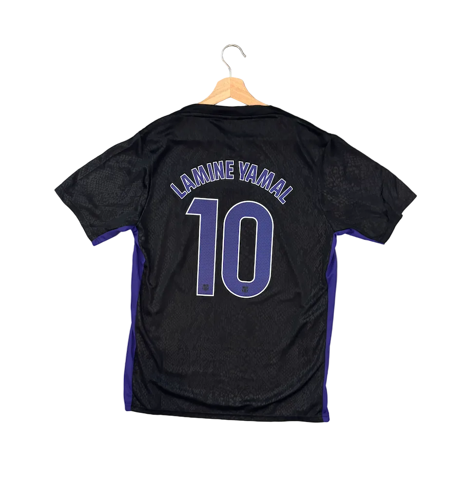 Lamine Yamal Barcelona Purple and Black Adult Jersey