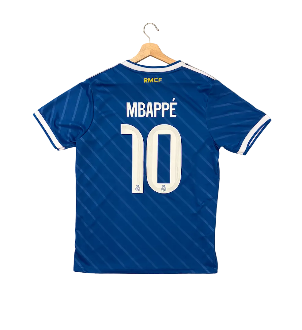 Kylian Mbappe Real Madrid Blue Adult Jersey