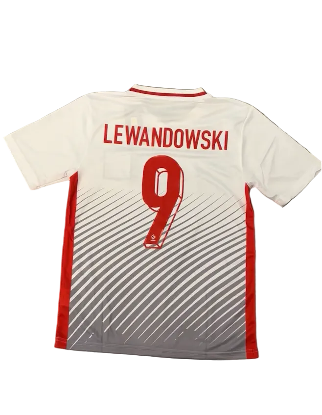 Lewandowski Poland Home Adult Jersey