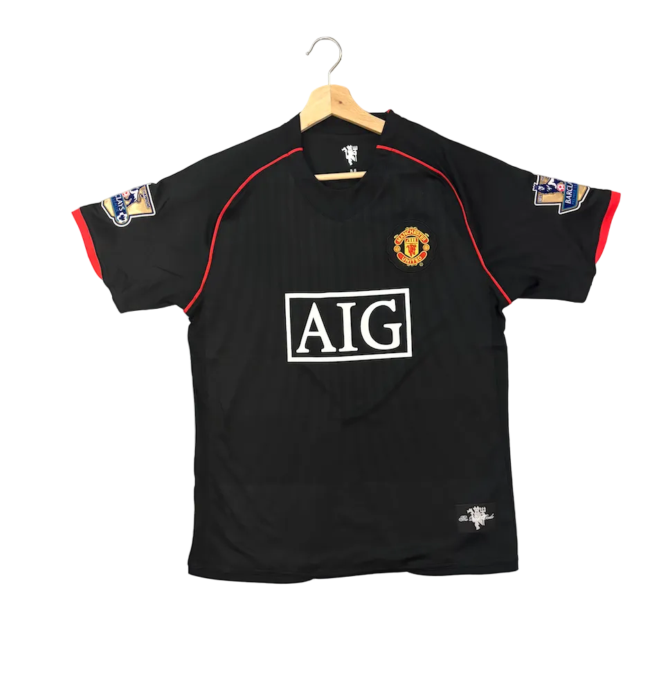 Retro Cristiano Ronaldo Manchester United Black Adult Jersey