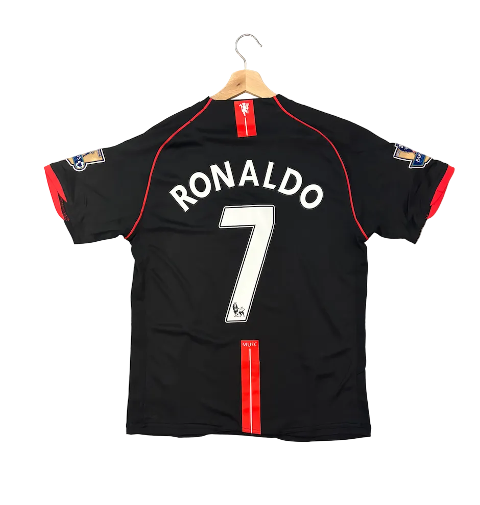 Retro Cristiano Ronaldo Manchester United Black Adult Jersey