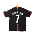 Retro Cristiano Ronaldo Manchester United Black Adult Jersey