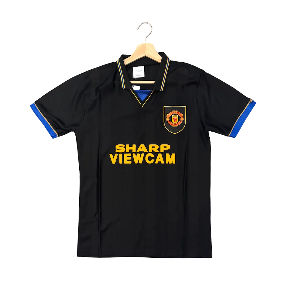 Retro Manchester United Black Adult Jersey