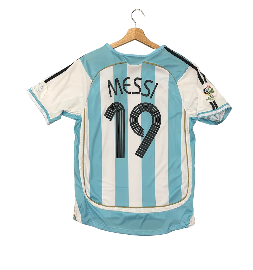 Lionel Messi Retro Argentina Home Adult Jersey
