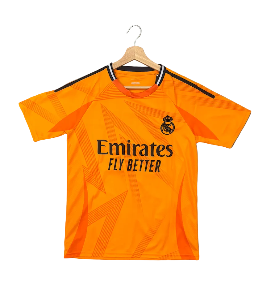 Vini Jr. Real Madrid Orange Adult Jersey