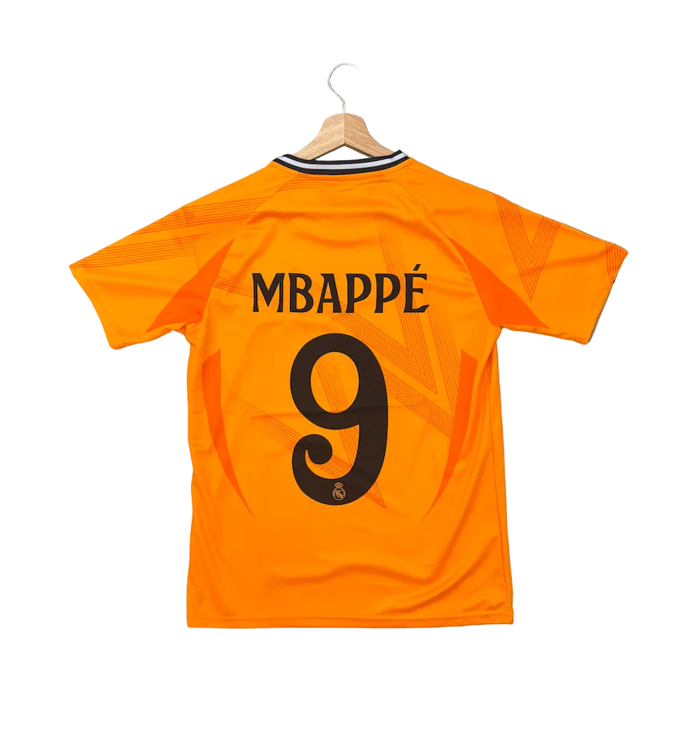 Kylian Mbappe Real Madrid Orange Adult Jersey