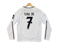 Vini Jr. Real Madrid Home Long Sleeve Adult Jersey