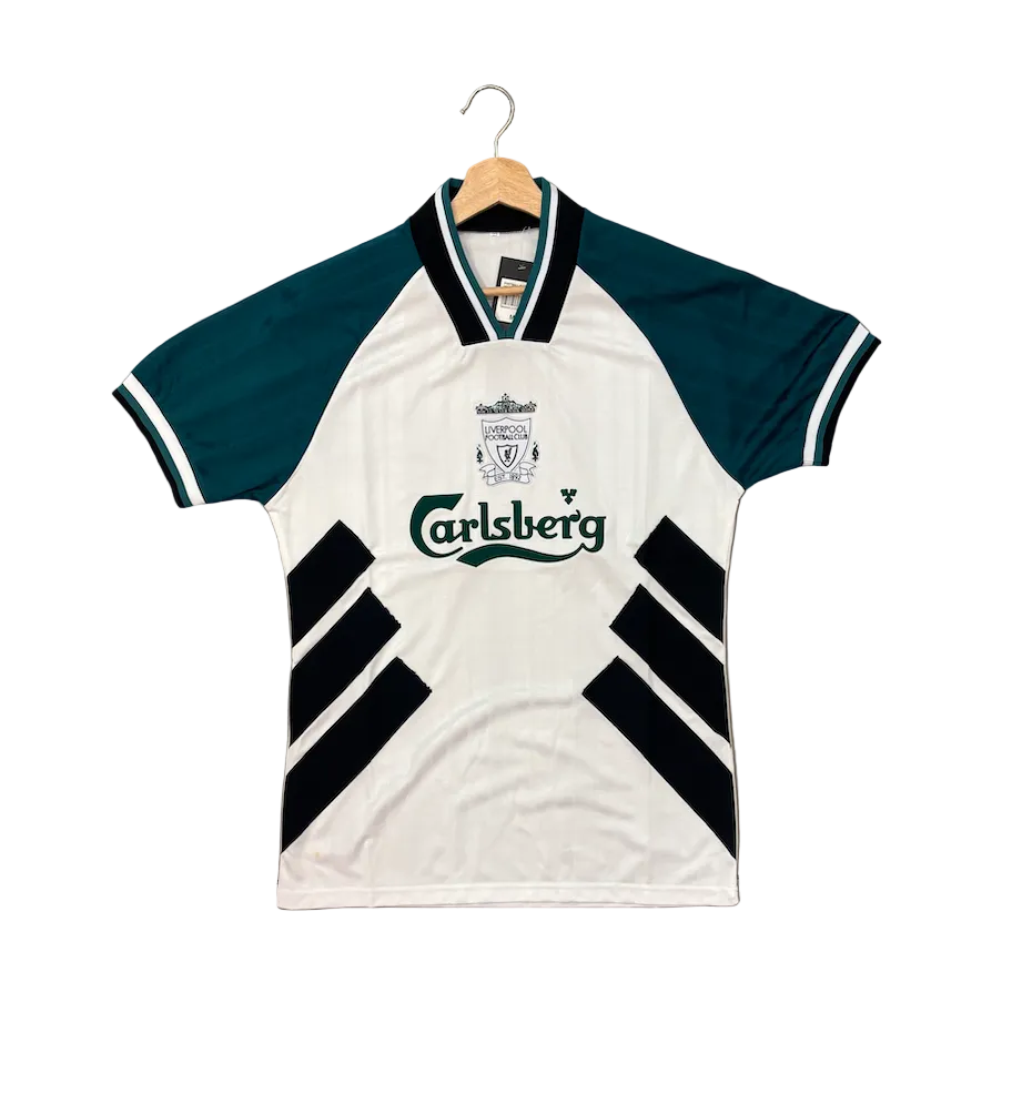 Retro Liverpool White and Green Adult Jersey