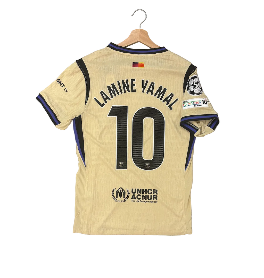 Lamine Yamal Barcelona Away Player Version Adult Jersey