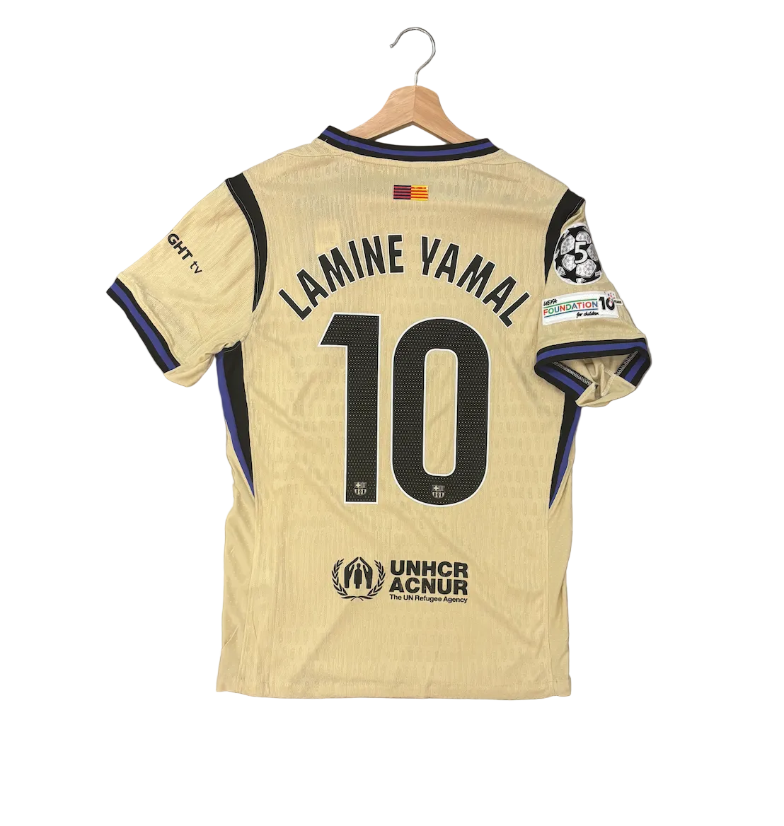 Lamine Yamal Barcelona Away Player Version Adult Jersey