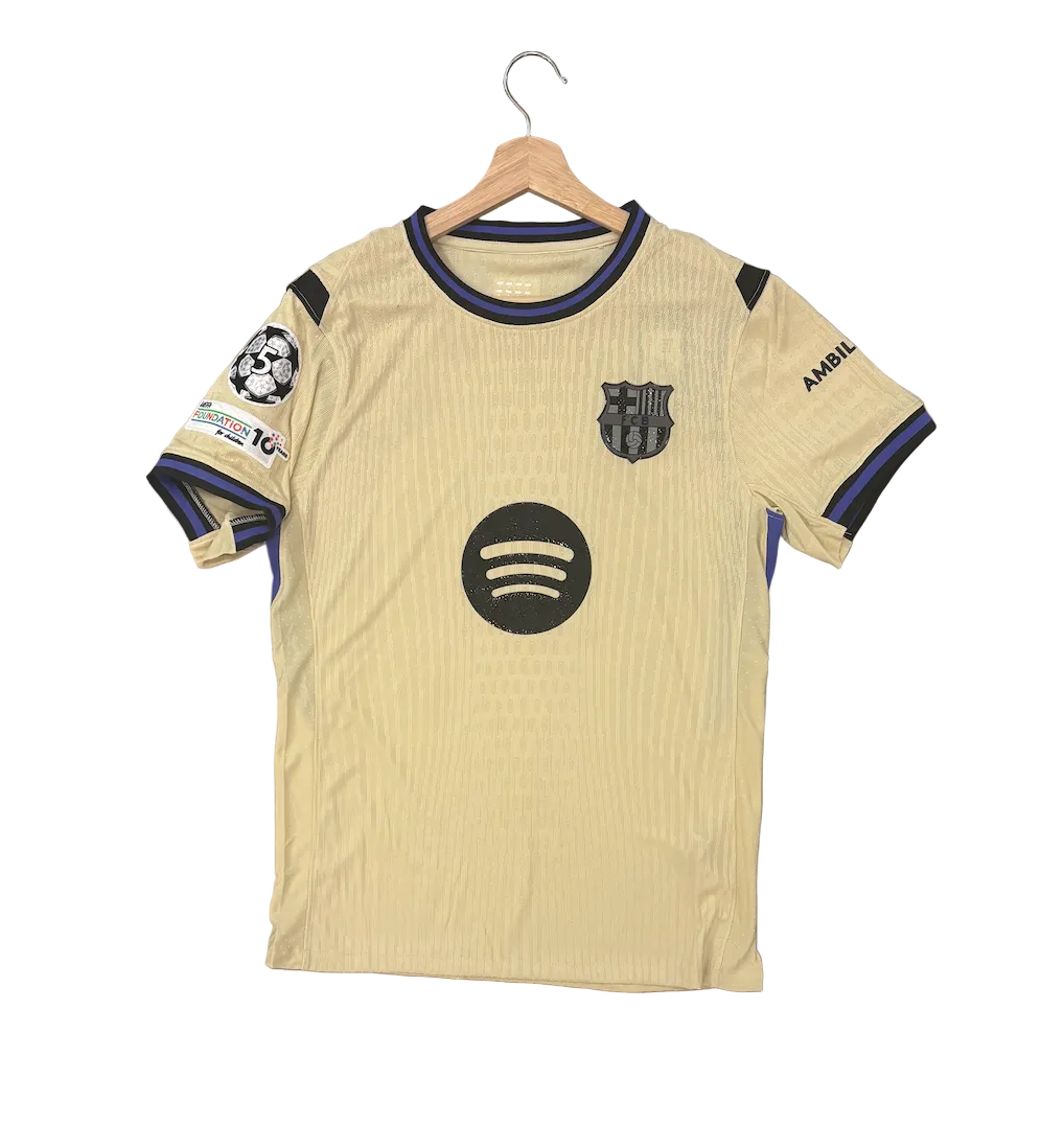Lamine Yamal Barcelona Away Player Version Adult Jersey