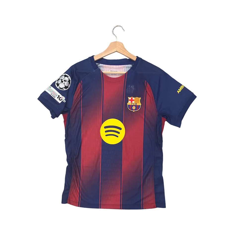 Lamine Yamal Barcelona Home Player Version Adult Jersey