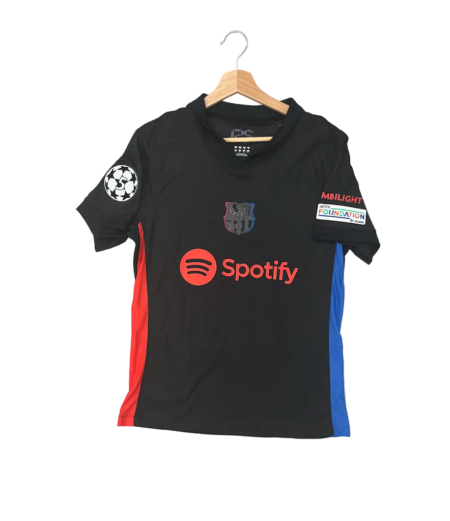 Lamine Yamal Barcelona Black Player Version Adult Jersey