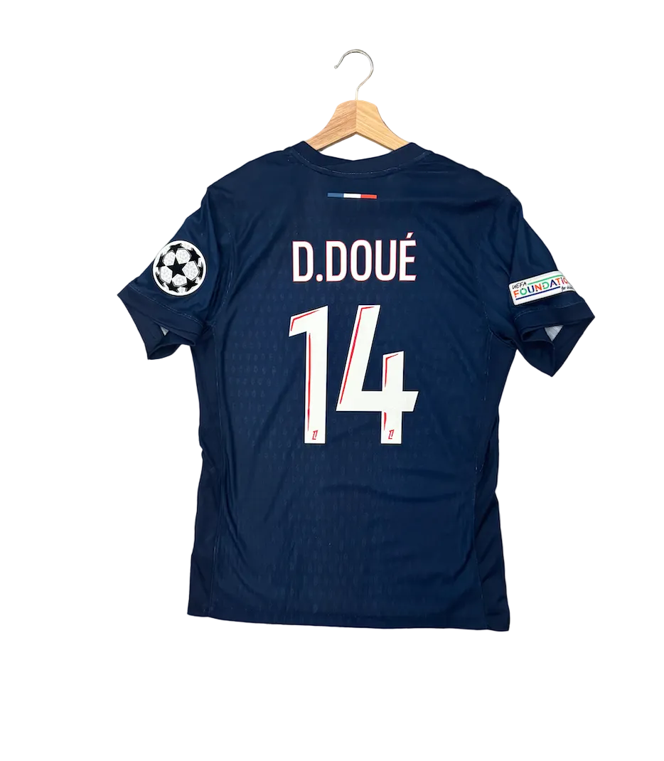 Desire Doue PSG Home Player Version Adult Jersey