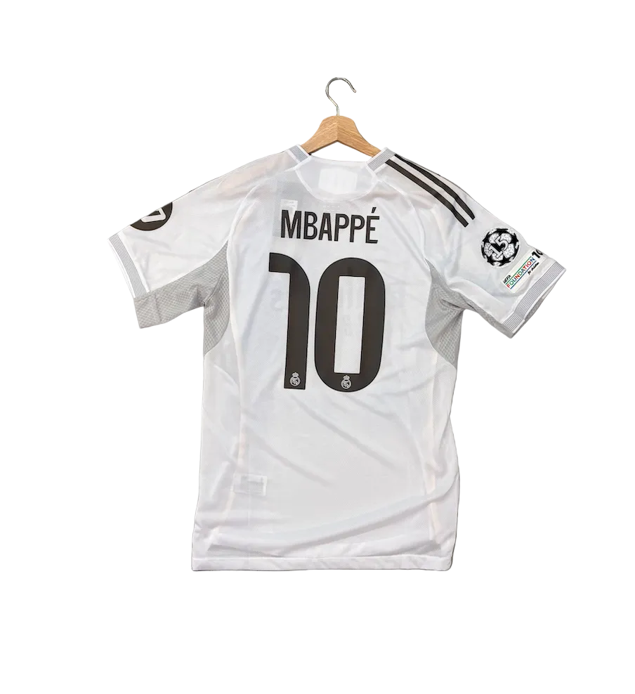 Kylian Mbappe Real Madrid Home Player Version Adult Jersey
