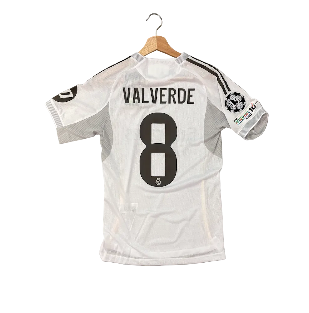 Federico Valverde Real Madrid Home Player Version Adult Jersey