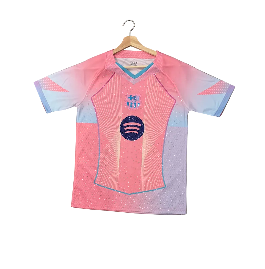 Barcelona Pink Bedazzled Adult Jersey