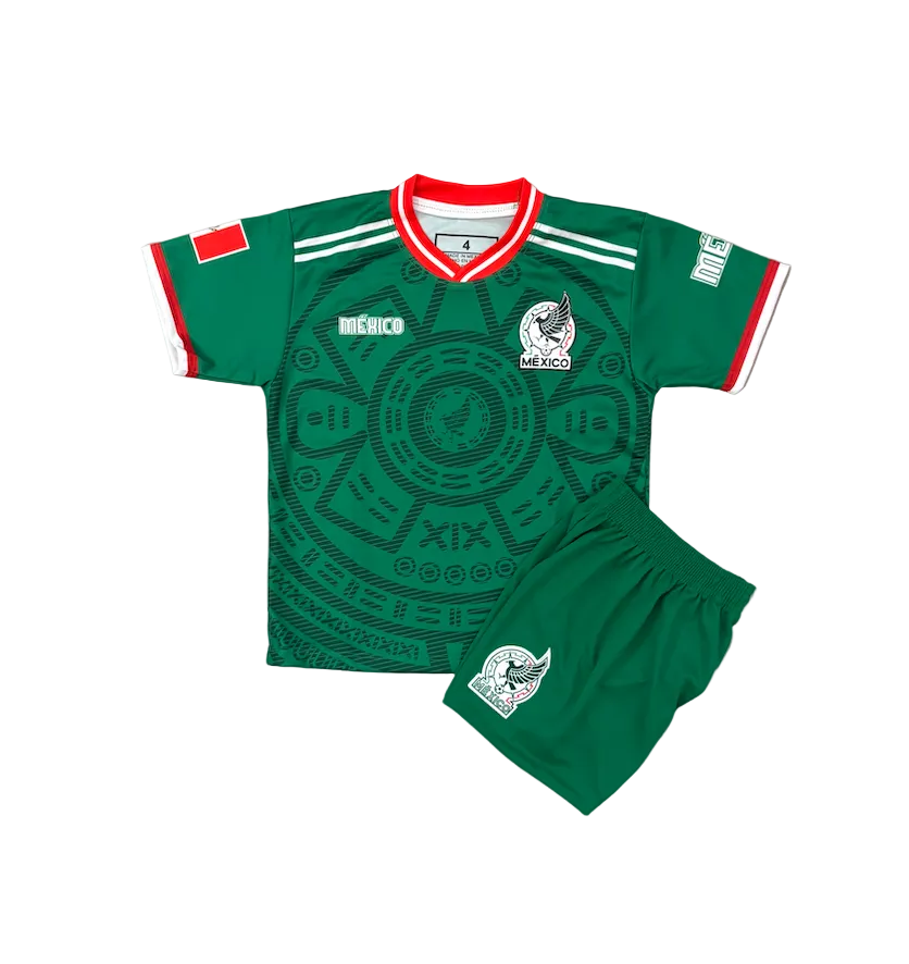 Mexico Home 2026 World Cup Kids Kit