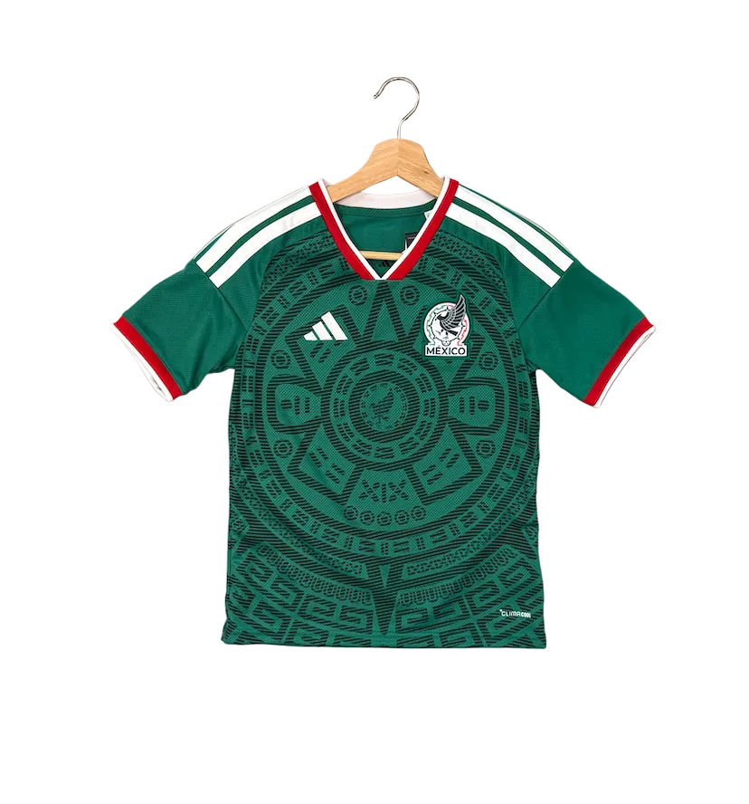 Adidas Mexico Home World Cup 2026 Kids Jersey