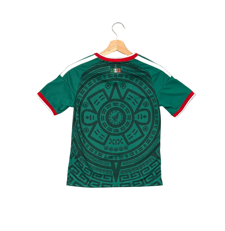 Adidas Mexico Home World Cup 2026 Kids Jersey