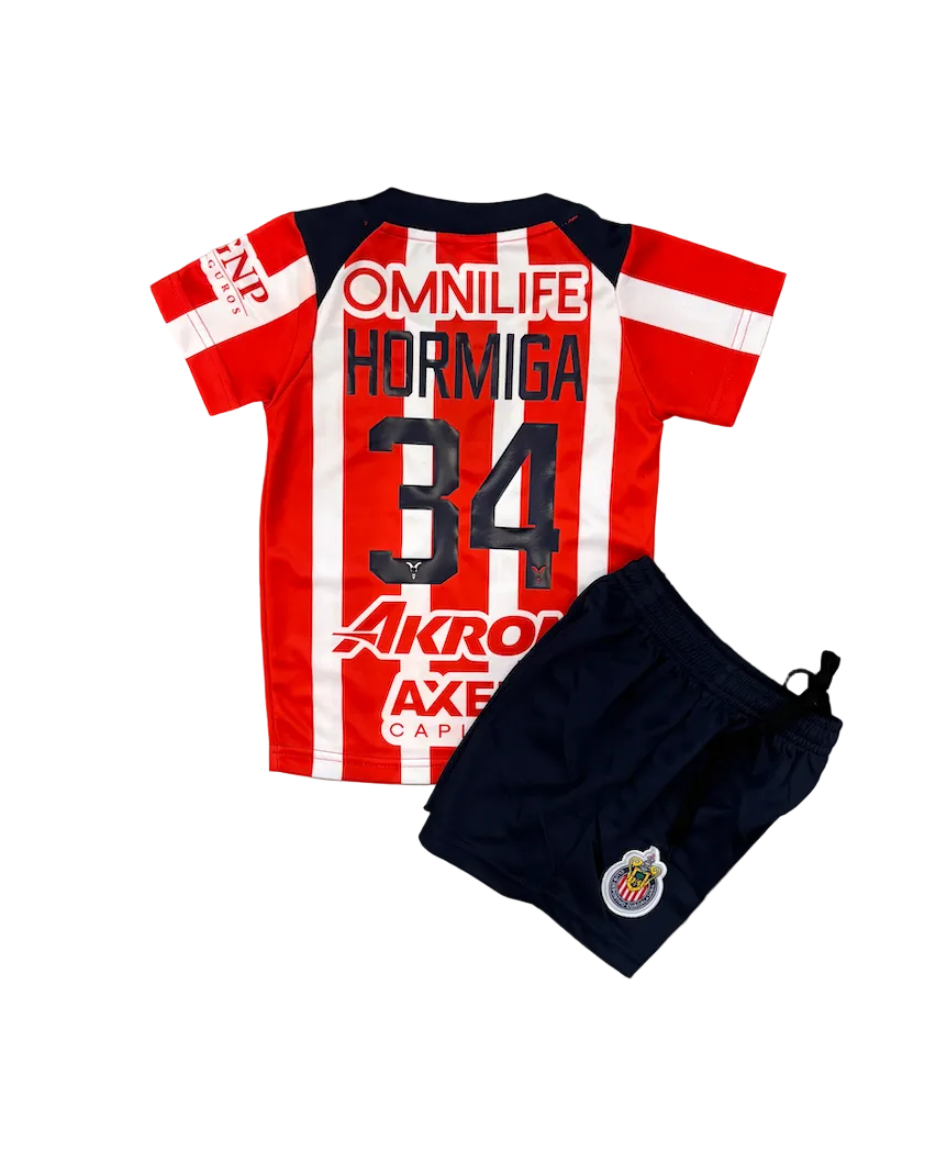 Hormiga Gonzalez Club Chivas Home Kids Kit
