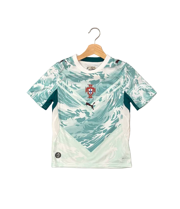 Puma Cristiano Ronaldo Portugal Away World Cup 2026 Kids Jersey