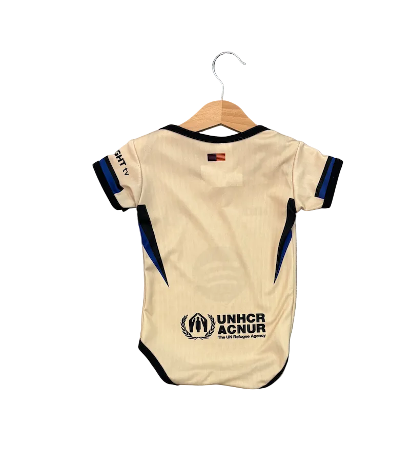 Barcelona Away Baby Onesie Jersey