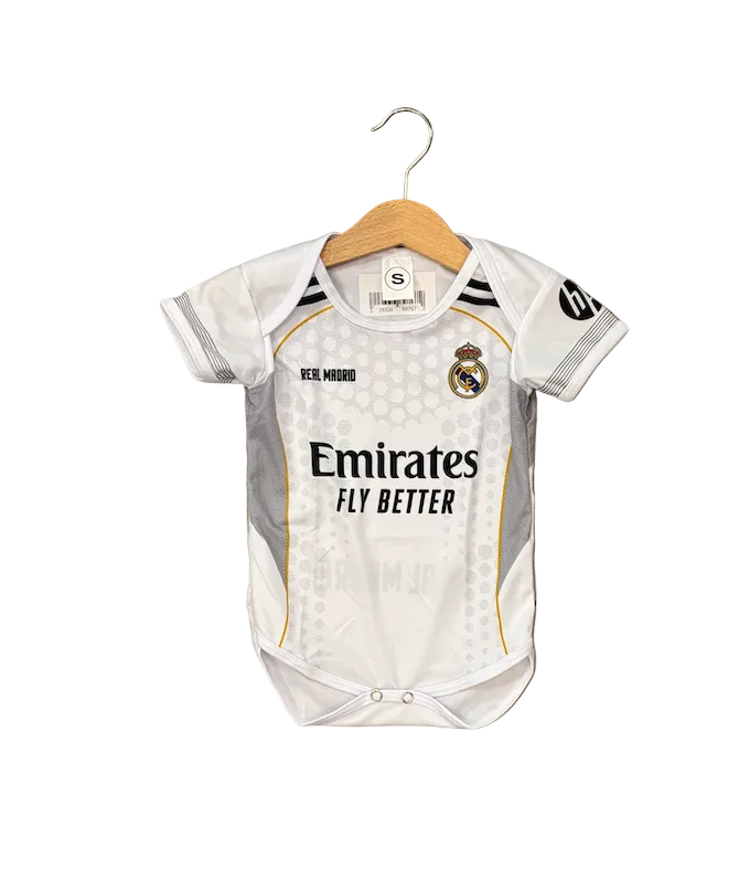 Real Madrid Home Baby Onesie Jersey