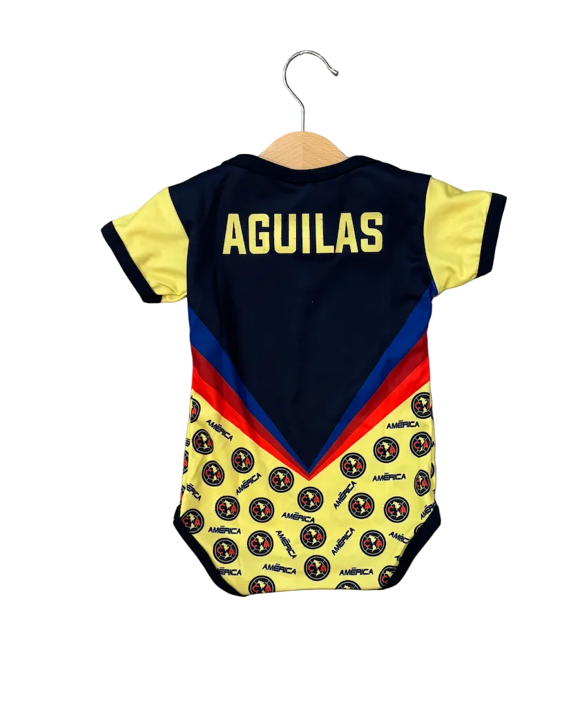 Club America Yellow Baby Onesie Jersey