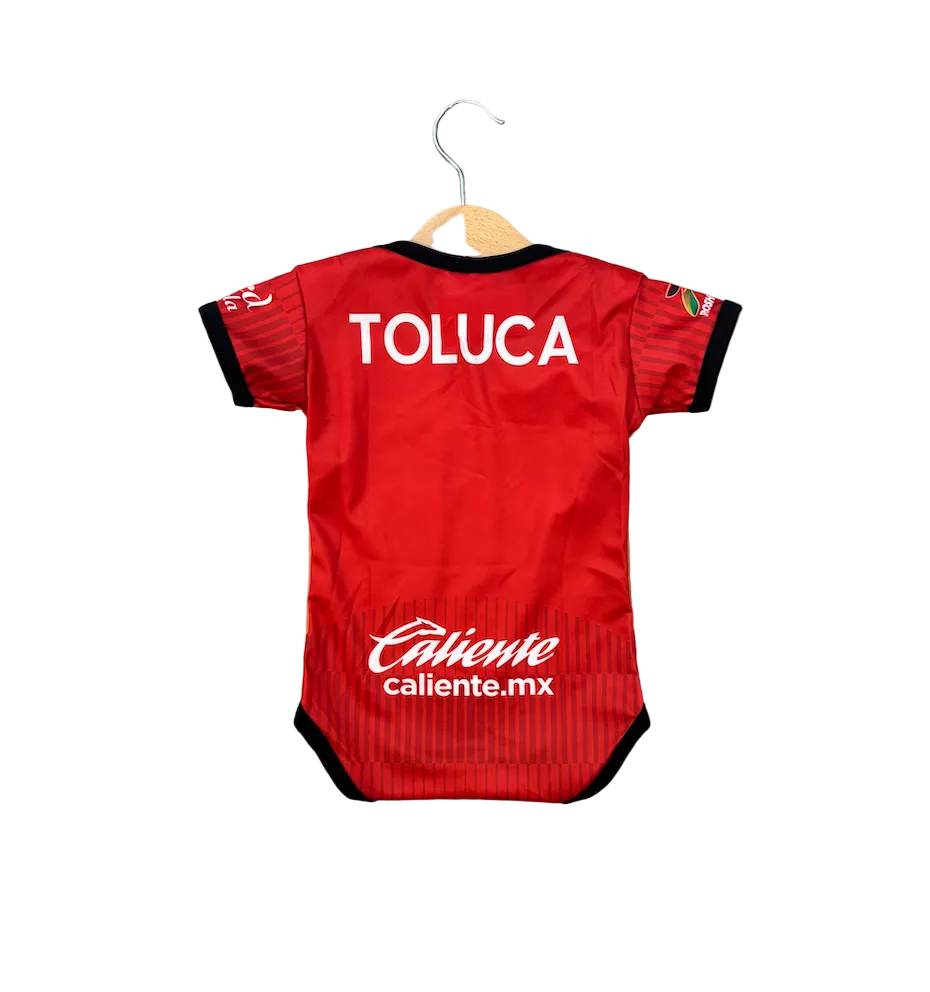 Club Toluca Home Baby Onesie Jersey