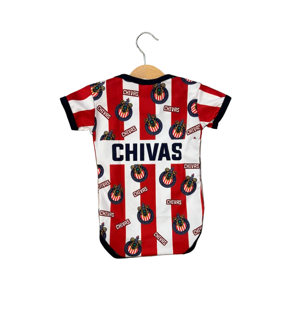 Club Chivas Red Baby Onesie Jersey