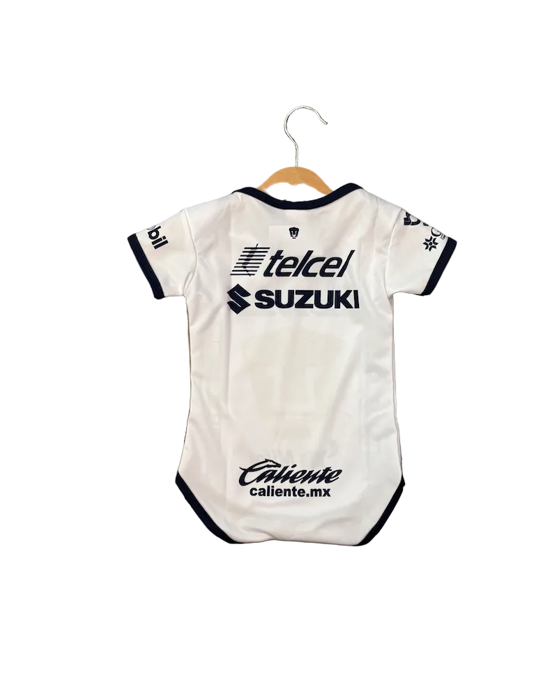 Pumas White Baby Onesie Jersey